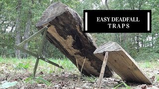 The Simplest Deadfall Traps You Will Ever Use [upl. by Najar]