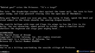 Wishbringer gameplay PC Game 1985 [upl. by Hallee]