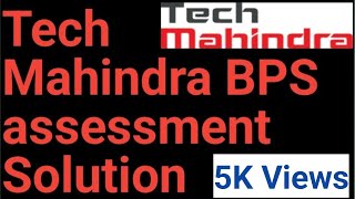 Tech Mahindra BPS chat assessment test solved  how to response 2 chats together on TechM assessment [upl. by Otreblanauj370]