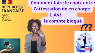 Campus France Comment faire le choix entre attestation de en charge lAVI et le compte bloqué [upl. by Carlton459]