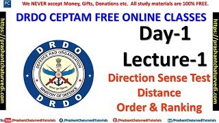 DRDO CLASSES FREE CRASH COURSE DAY1 LECTURE1  REASONING APTITUDE [upl. by Ergener]