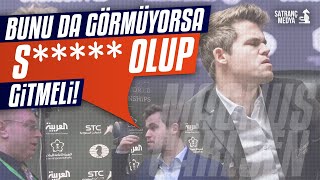 CARLSEN Hakeme Sinirleniyor quotSTİR OLUP GİTMELİYDİquot  Hatalı Hakem Kararı ve Kuraldışı Hamle [upl. by Kat879]