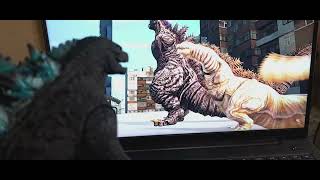 Godzilla reacts to Shin Godzilla vs kamatakun [upl. by Andersen628]