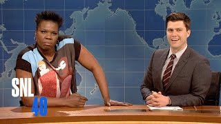 Weekend Update Leslie Jones on Crazy Bitches  SNL [upl. by Oman131]