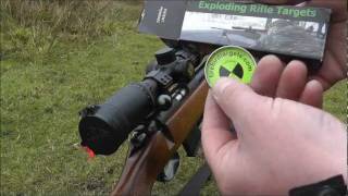 17 HMR flat shooting at explosive targets  Part 2 [upl. by Vivyanne714]