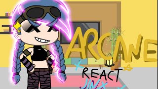 Arcane react Jinx parte 1￼✨💜🩵💙 [upl. by Leamaj399]