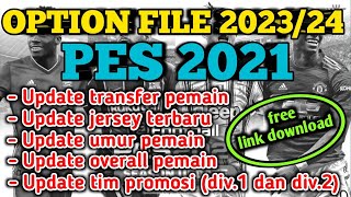 Cara install dan link download Option File 202324 PES 2021 PS4PS5  Ryu Go Gaming [upl. by Cayser]