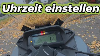 Uhrzeit einstellen  Yamaha Tricity 300 [upl. by Anirahc]