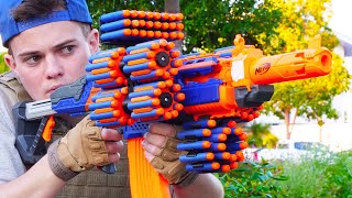 Nerf War Million Subscribers Battle [upl. by Gudren]