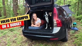 DIY Volvo V50 Camper Conversion on a Budget [upl. by Otreblaug208]