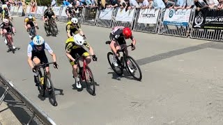 Vlaams Kampioenschap Elverdinge U17 1e j Nieuwelingen 2024 cc1785 cyclingvlaanderen [upl. by Netaf]