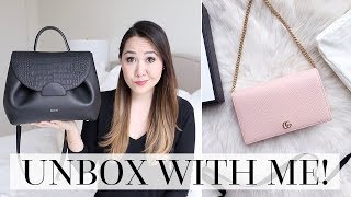 MY POLENE BAG FIRST IMPRESSIONS amp GUCCI WOC UNBOXING [upl. by Lil]