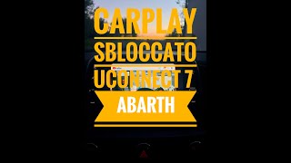 ITA Abarth 595 Tutorial Hacking Uconnect 7 CarPlay [upl. by Seiber]