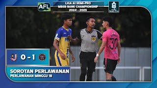 Sorotan perlawanan MUFT lwn Bunga Raya Damansara FC [upl. by Jeritah241]