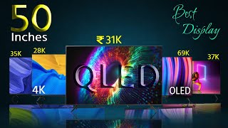 Top 5 Best Display 50 Inch smart TVs in mid 2023 ⚡ Best 50 Inch LED Tv in India  QLED [upl. by Hadnama65]