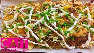 Pulled Pork Nachos Recipe  Super Bowl Nachos  Cait Straight Up [upl. by Noel534]