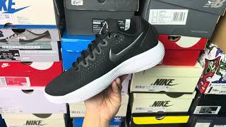 Nike Hyperdunk 2017 Low Black Metallic Silver 897812 001 [upl. by Gawlas284]