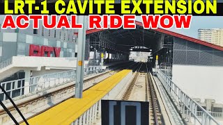 LRT1 CAVITE EXTENSION ACTUAL RIDE SUBRANG EXITED ANG LAHAT JOYRIDE NA [upl. by Norihs]