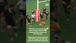 wallabies come back against allblacks newzealandrugby bledisloe [upl. by Erdied]