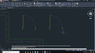 Easy Method To Add Doors And Windows In AutoCAD [upl. by Afesoj]