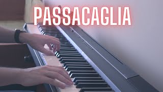 PASSACAGLIA Handel Halvorsen PIANO cover [upl. by Natividad998]