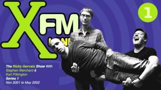 XFM The Ricky Gervais Show Series 1 Episode 19  Ricky just gives it cheese [upl. by Tattan462]