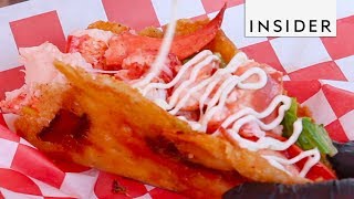 Cheese Lobster Taco [upl. by Georgeanne]