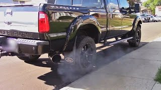 2015 Ford F350 67 Powerstroke  Straight Pipe and Deletes [upl. by Mitman81]