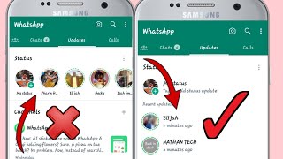 How To Change whatsapp Status style To Vertical in whatsapp latest updatehorizon style to vertical [upl. by Notelrahc]