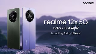 realme 12x 5G  Launching on 2nd April 12 Noon [upl. by Luamaj]