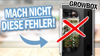 GROWBOXEN ❌Vermeide DIESE 9 Fehler ❌ [upl. by Nauq378]