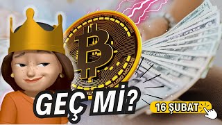 2024 Bitcoin Almak İçin Geç Mi Kripto Haber  Analiz 16 Şubat [upl. by Clothilde]