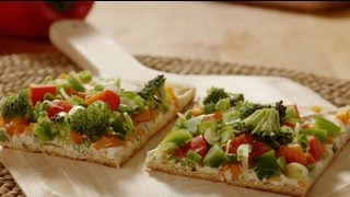 How to Make Veggie Pizza Squares  Pizza Recipe  Allrecipescom [upl. by Ykcaj297]