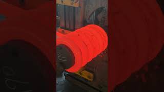 The produce process of speed coil big sizes springs for trians use machine factory processing [upl. by Grayce]