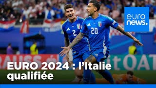 Euro 2024  qualification sur le fil pour lItalie et lEspagne en tête du groupe B  euronews 🇫🇷 [upl. by Bausch892]