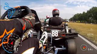 Onboard GoPro Rotax Max Senior  Circuit De Landsard  Dutch Rotax Max Challenge Round 3 [upl. by Chan]