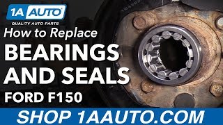 How To Replace Rear Axle Seals and Bearings 9813 Ford F150 Truck [upl. by Zug]