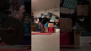 Pendlay Row 155 lbs for 12 Reps [upl. by Coltin]