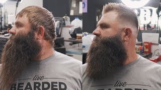 Massive Beard Trim and Style Transformation [upl. by Joaquin]