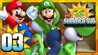 New Super Mario Bros Summer Sun  Part 3 4 Player [upl. by Zachar]