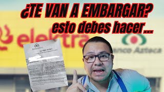 EMBARGOS y COBRANZA EXTRAJUDICIAL de Tiendas Departamentales [upl. by Elamrej]