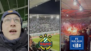 SK RAPID vs BW LINZ ⚽ gute Fans schwaches Spiel [upl. by Clementine]