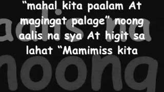 Alaala Nalang lyrics by Hambog Ng Sagpro Krew [upl. by Bluefarb884]