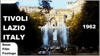 Tivoli Gardens  Tivoli Lazio  Rome Italy 1962  8mm Film Footage [upl. by Spector747]