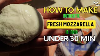 How to Make Real Mozzarella Easily at Home  Mozzarella amp Italian Cheese Kit  Allas Posh Flavors [upl. by Rosenzweig]