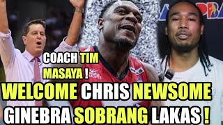 PBA LIVE GINEBRA WELCOME CHRIS NEWSOME GINEBRA NA  GINEBRA SOBRANG LAKAS NA [upl. by Erot695]