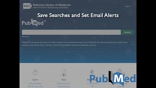 PubMed Save Searches and Set Email Alerts [upl. by Amitak]