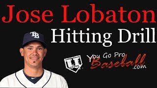 Jose Lobaton Hitting Drill [upl. by Inahpets]