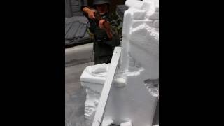 16 Styrofoam tutorial diorama from Large Scale Diorama Werks [upl. by Atirahc]