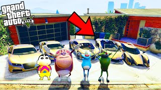 GTA 5  OGGY AND JACK STEALINGGOLD SUPERCAR IN GTA 5  GTA 5 OGGY JACK AND BOB [upl. by Anoid]